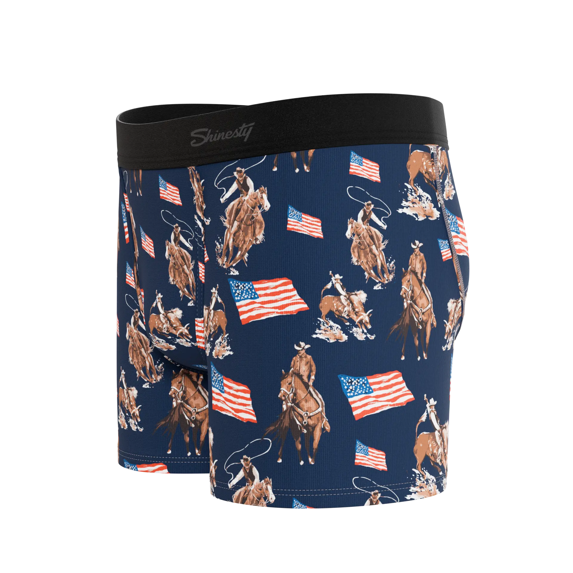 The Bootstraps & Chaps | Americana Cowboy Boy's Boxer Briefs Shinesty
