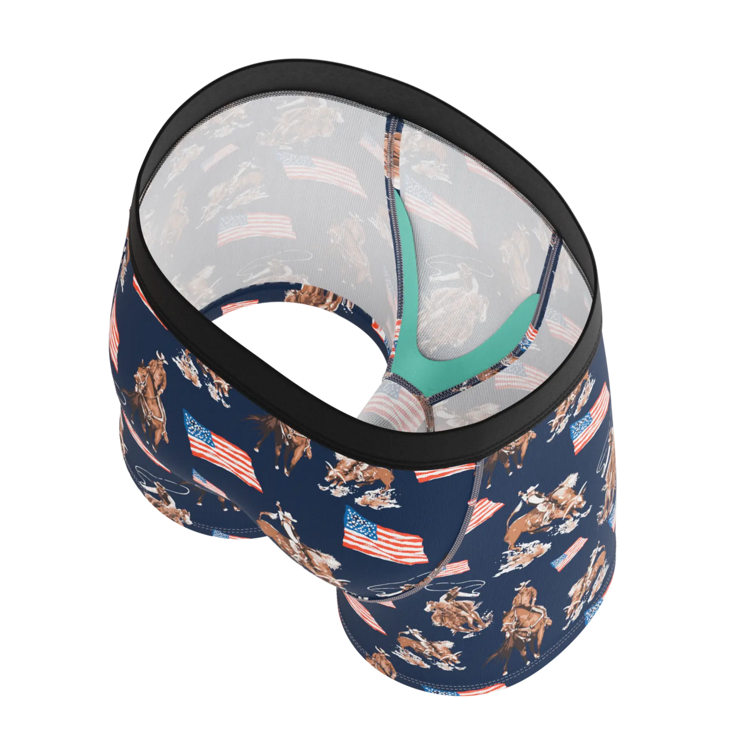 The Bootstraps & Chaps | Americana Cowboy Boy's Boxer Briefs Shinesty