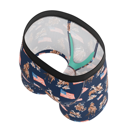 The Bootstraps & Chaps | Americana Cowboy Boy's Boxer Briefs Shinesty