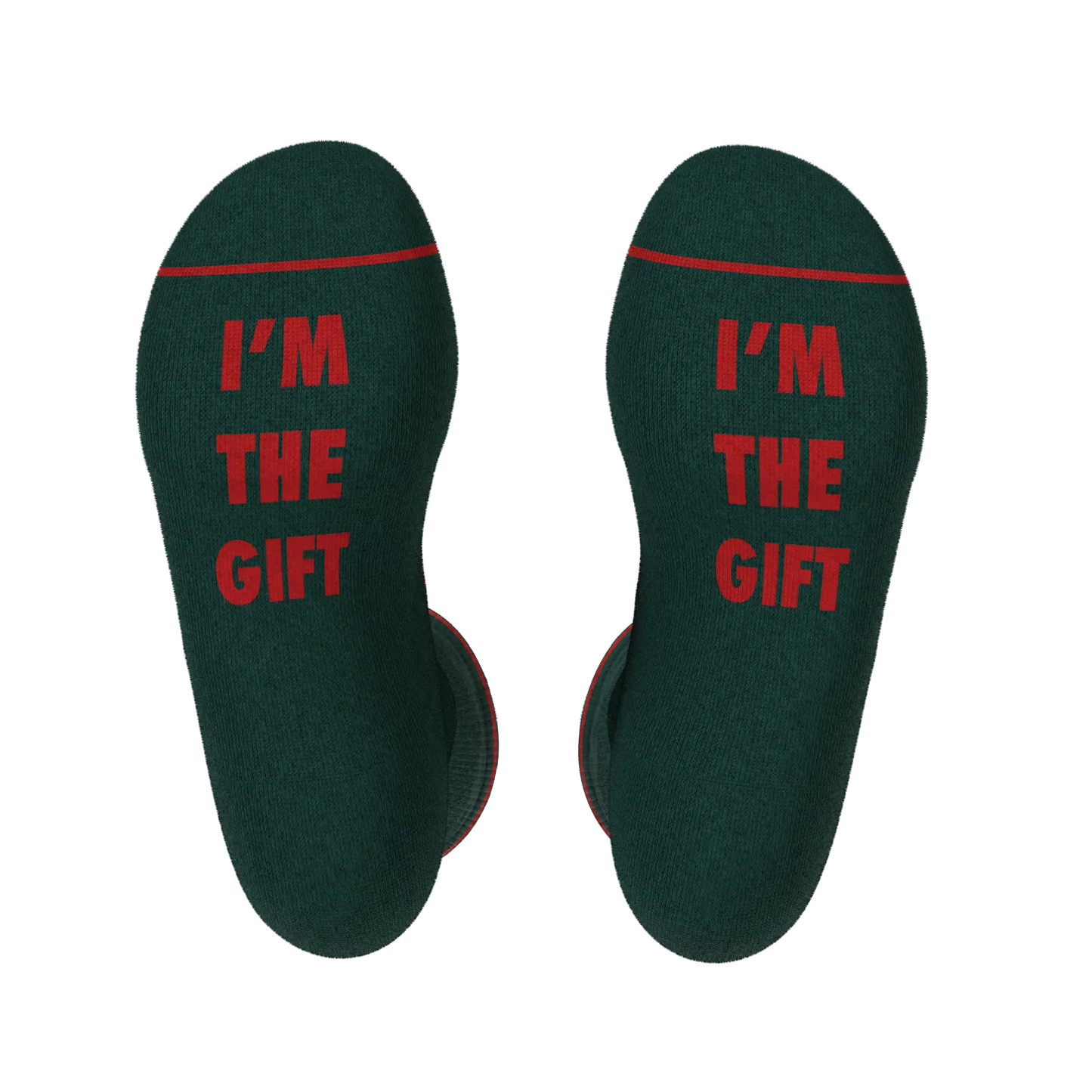 The Bow On Top | Ribbon Present Heel Hammock™ Crew Socks - MENLL