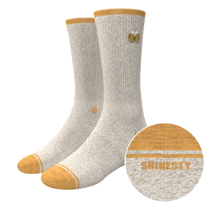 The Brewski | Beer Heel Hammock™ Crew Socks - MENLL