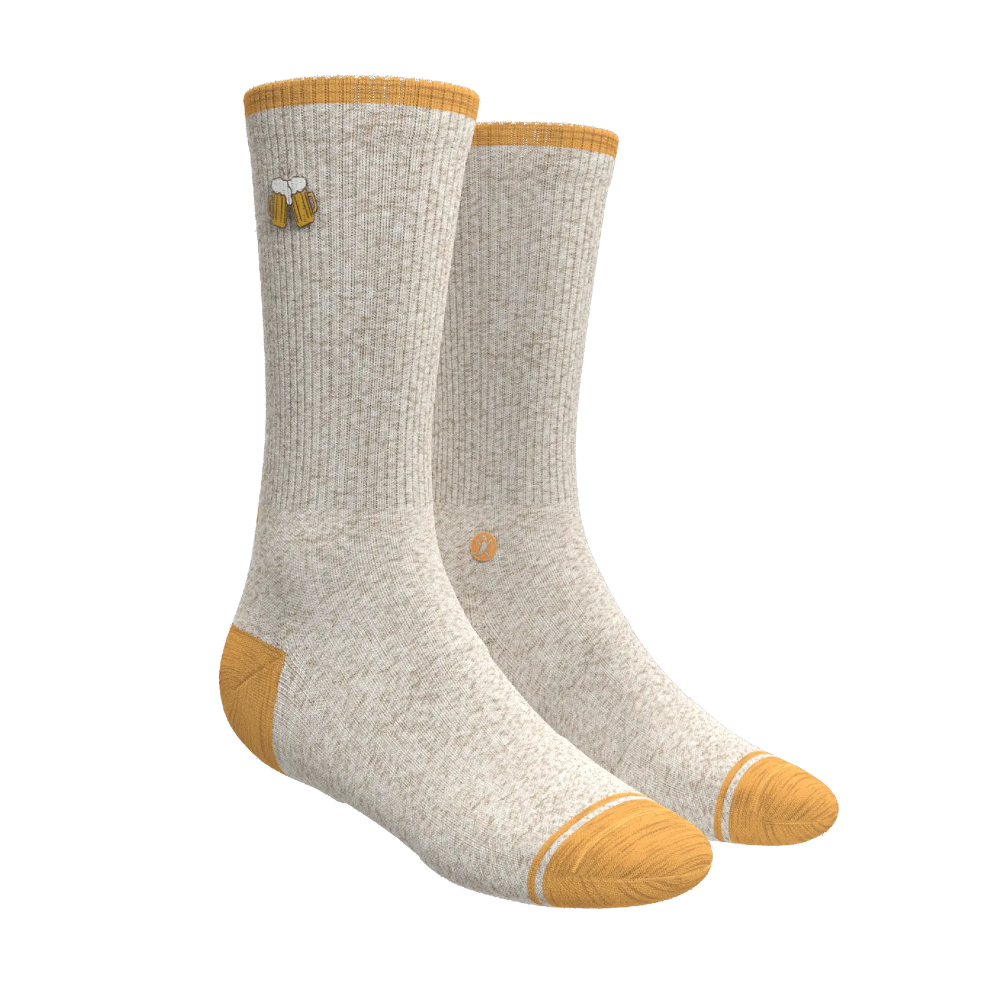 The Brewski | Beer Heel Hammock™ Crew Socks - MENLL