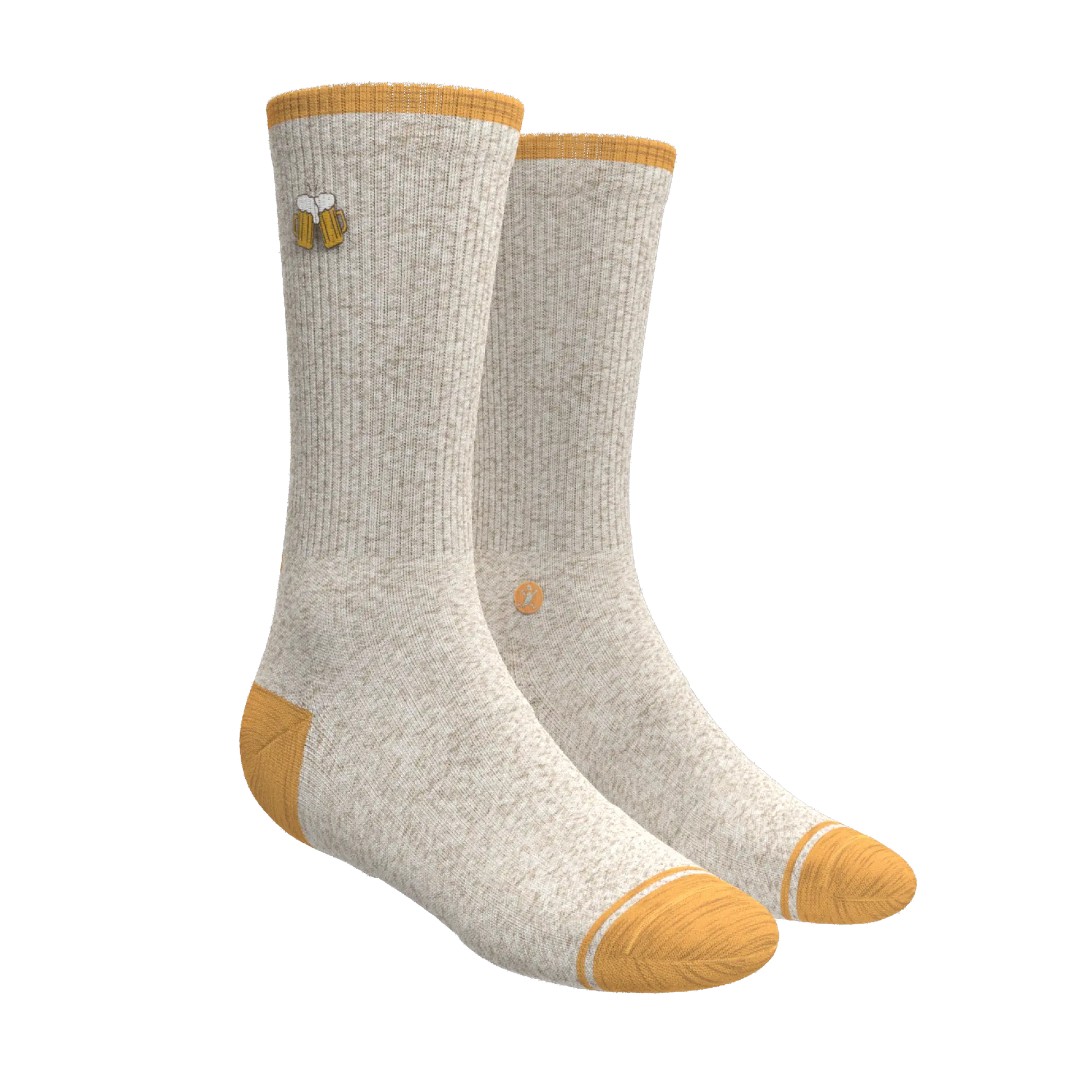The Brewski | Beer Heel Hammock™ Crew Socks - MENLL