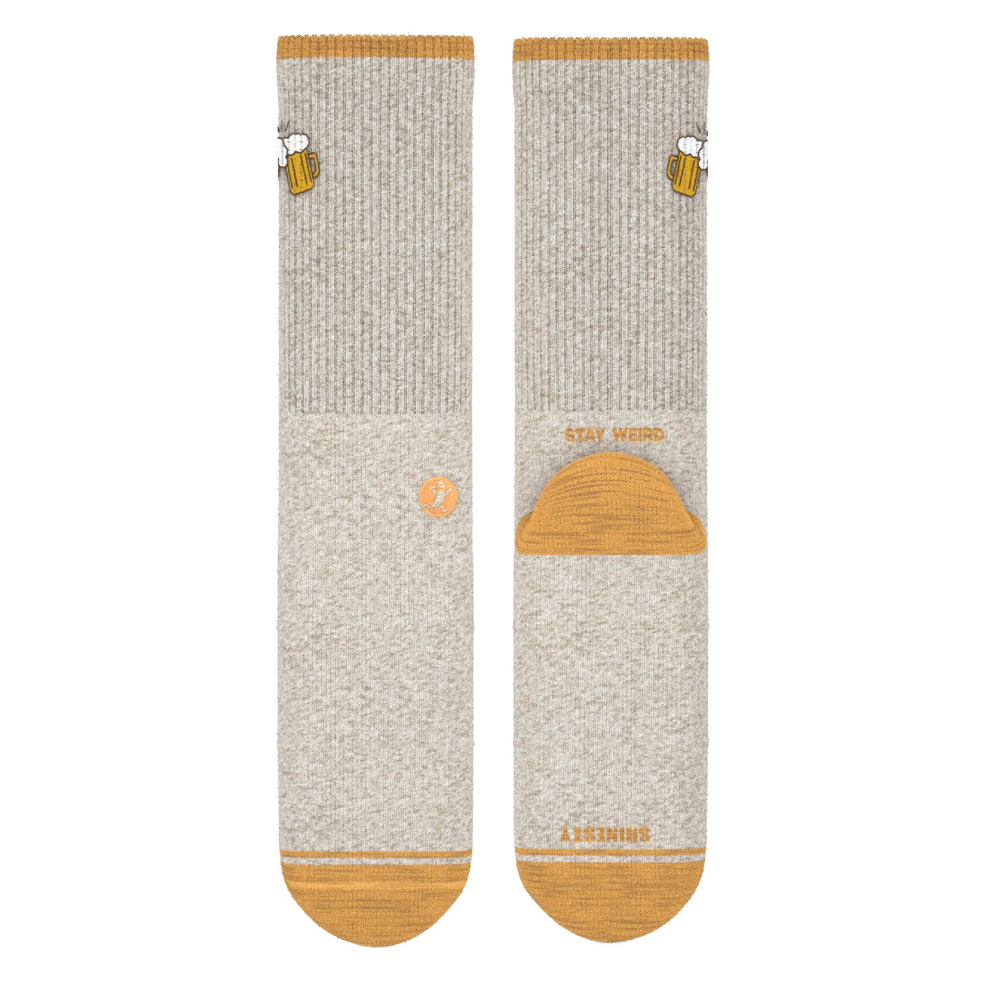 The Brewski | Beer Heel Hammock™ Crew Socks - MENLL