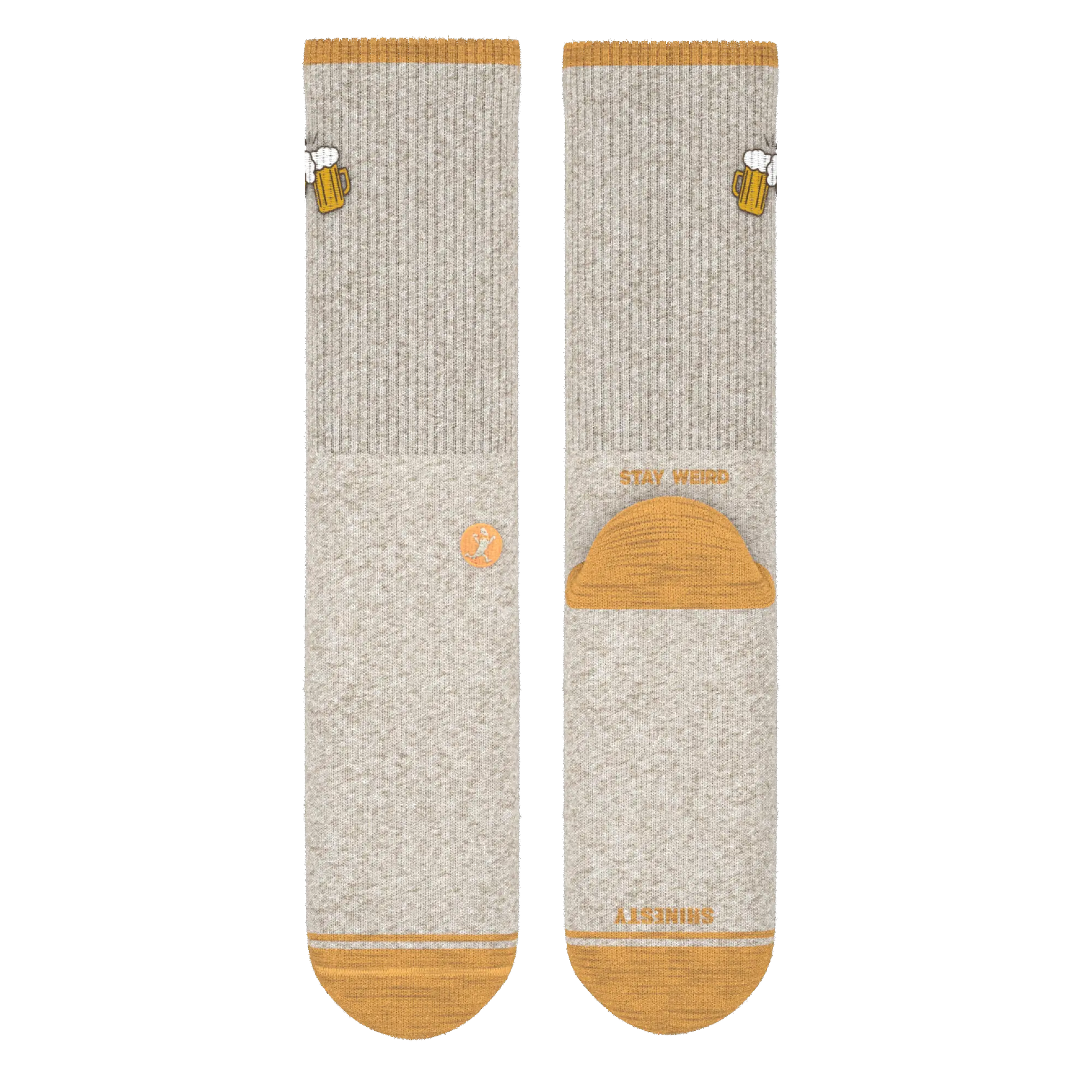 The Brewski | Beer Heel Hammock™ Crew Socks - MENLL
