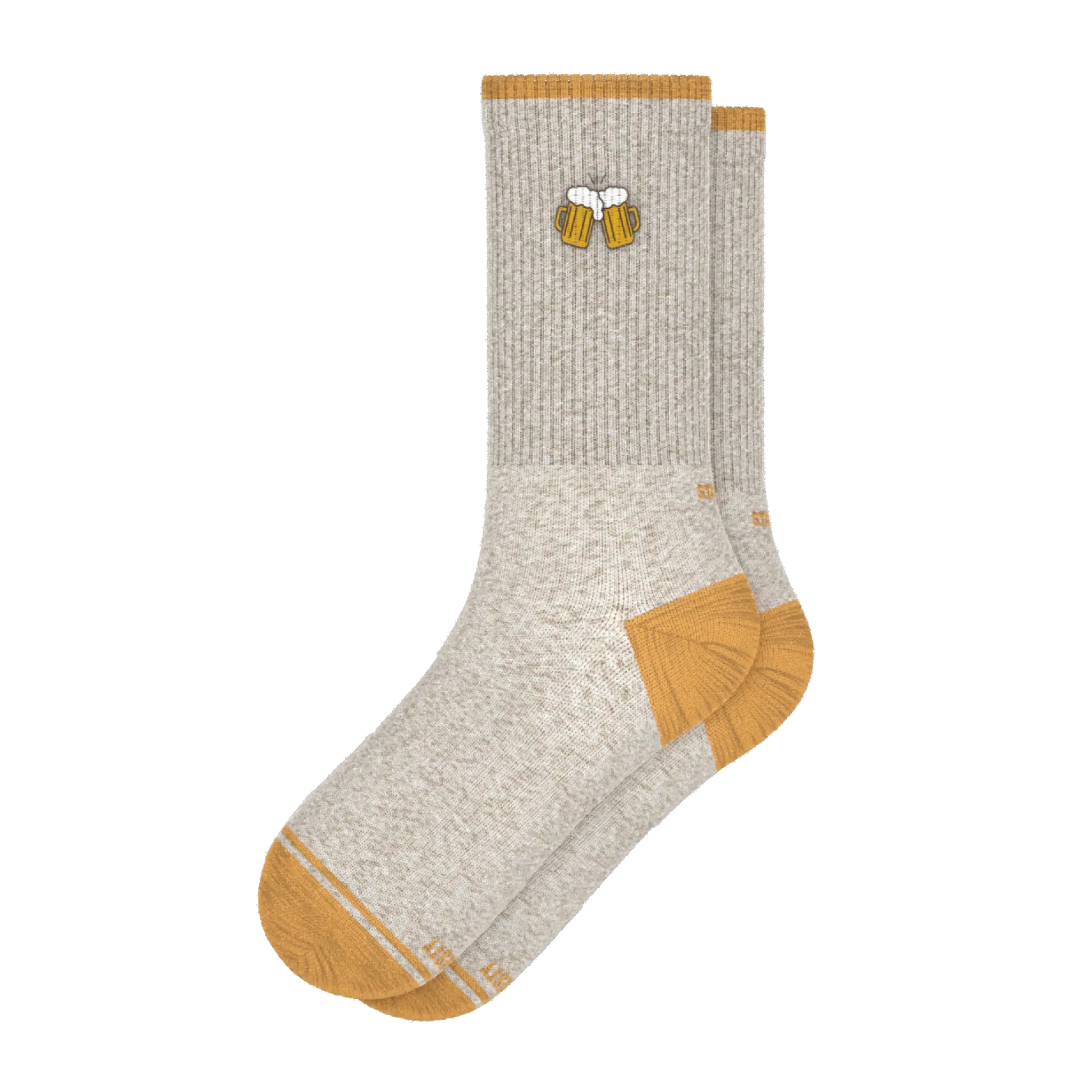 The Brewski | Beer Heel Hammock™ Crew Socks - MENLL