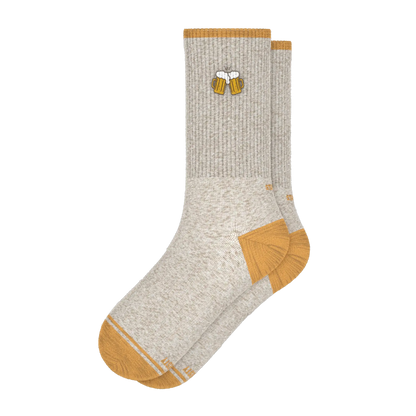 The Brewski | Beer Heel Hammock™ Crew Socks - MENLL