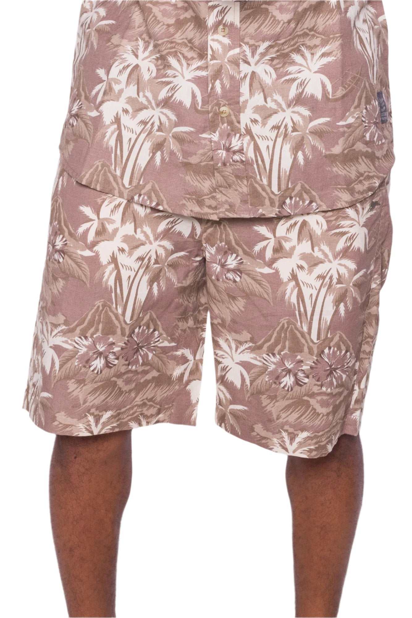 Bruno | Printed Linen Short - MENLL
