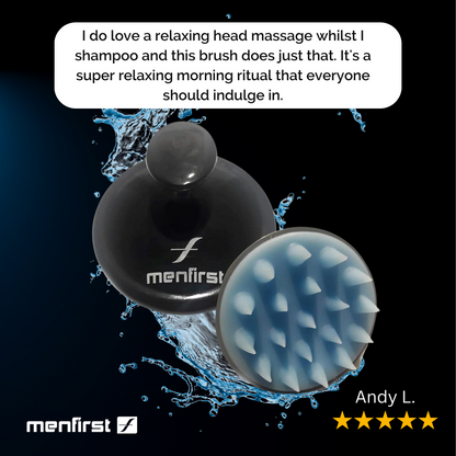 Menfirst Gradual Gray - 3-in-1 Shampoo & Scalp Brush & Massager - 2 Pa Menfirst