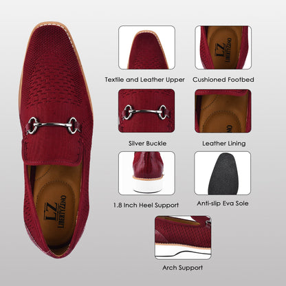 Accessories - Jack Mens Leather Textile Casual Loafers LIBERTYZENO