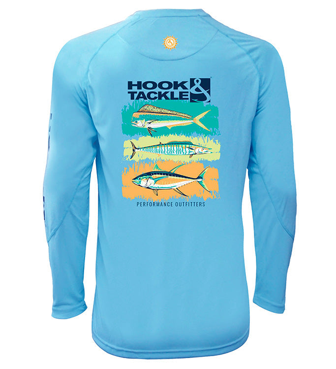 Youth Trio UV Fishing Shirt (8-20) Hook & Tackle