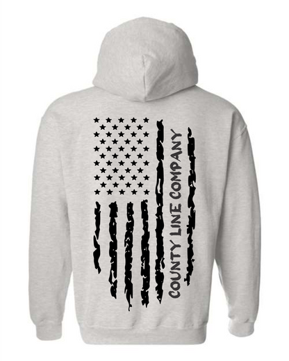Distressed CLC Hoodie County Line Company