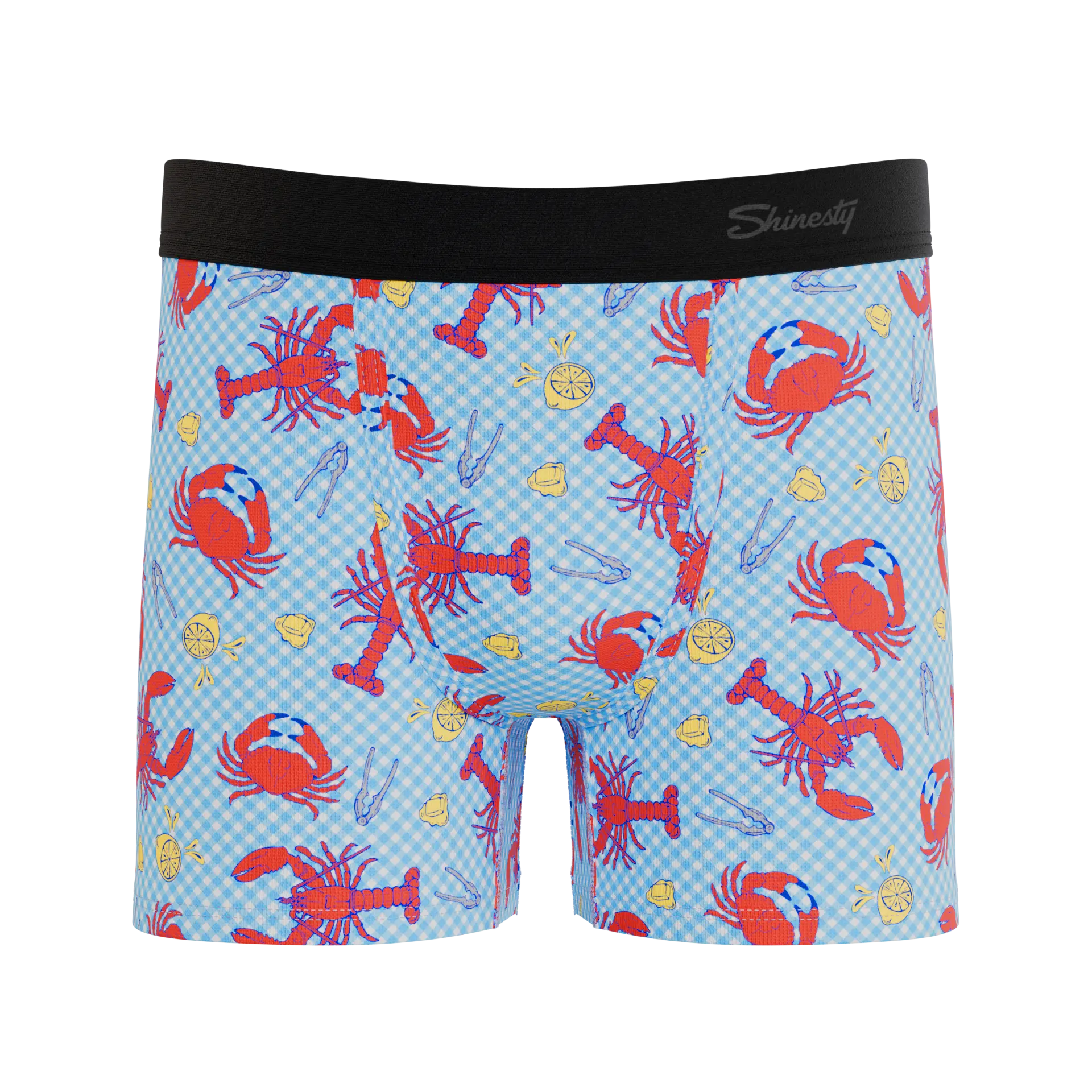 The Cajun Cookout | Summer Crabs Boy's Boxer Briefs Shinesty