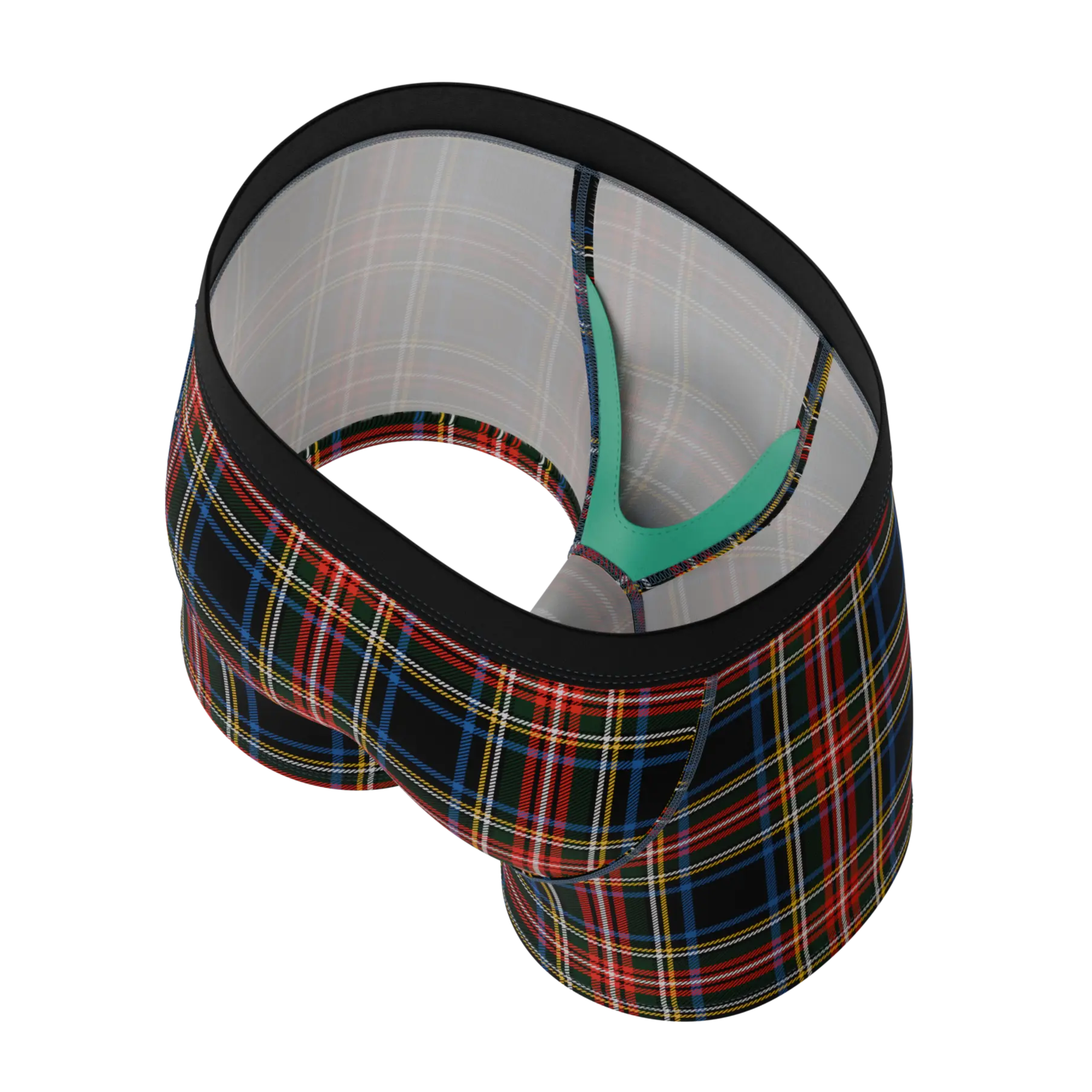 The Cappuccino | Holiday Tartan Plaid Boy's Boxer Briefs Shinesty