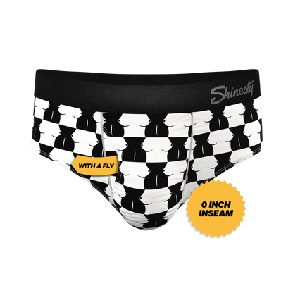 The Chest Mate | Checkered Ball Hammock® Pouch Underwear Briefs - MENLL