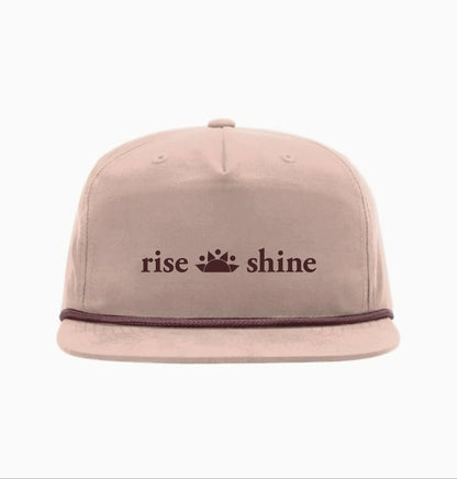 rise & shine Flat Bill with Braid cap - | MENLL