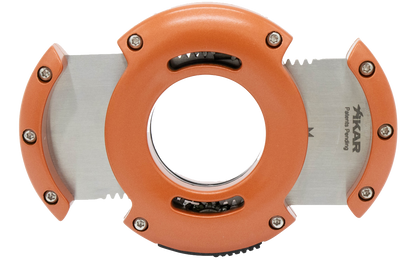 XIKAR® XO Stainless Steel Cigar Cutter - Chopper Orange - MENLL