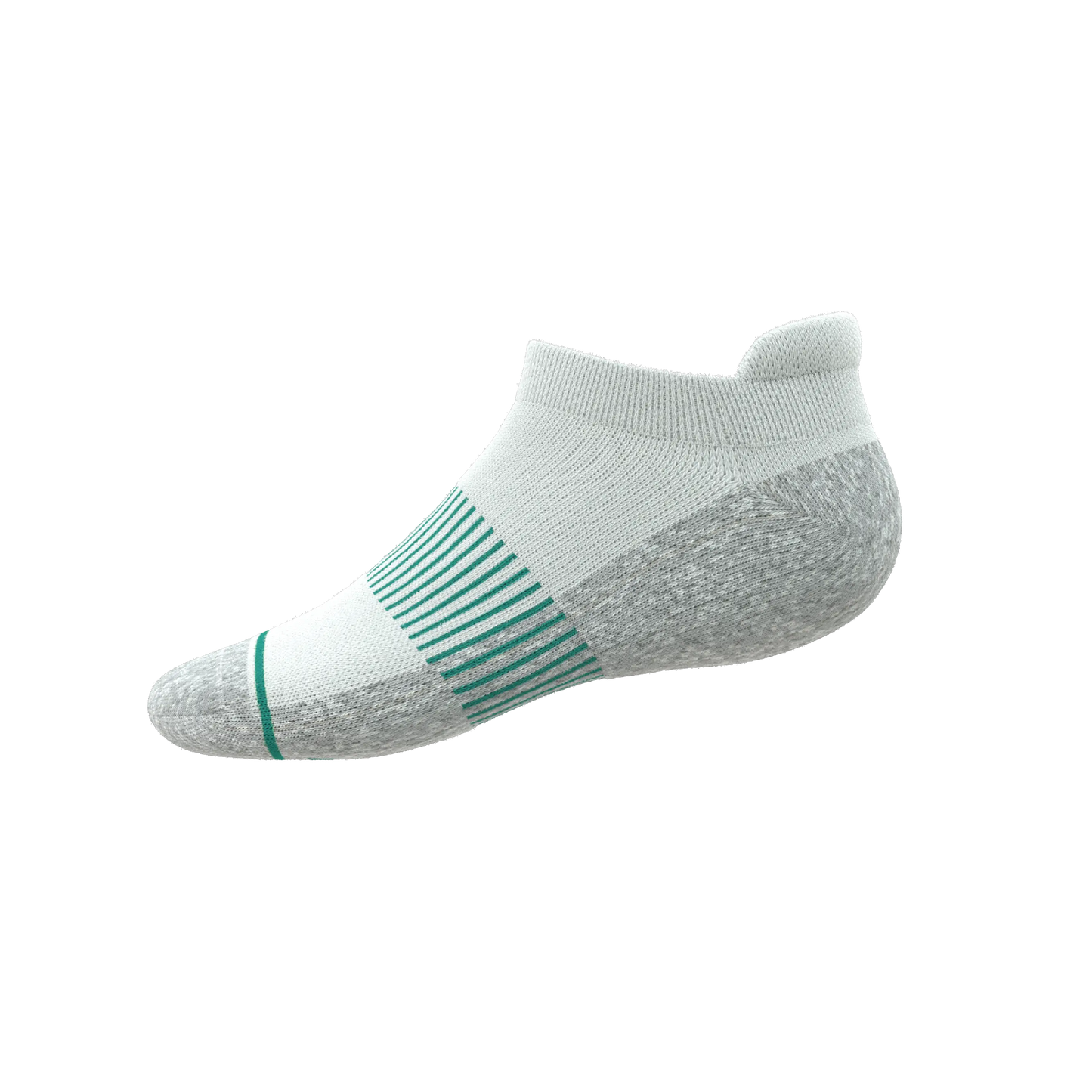 The Cloud 9 | White Stay Weird Heel Hammock™ Ankle Socks - MENLL