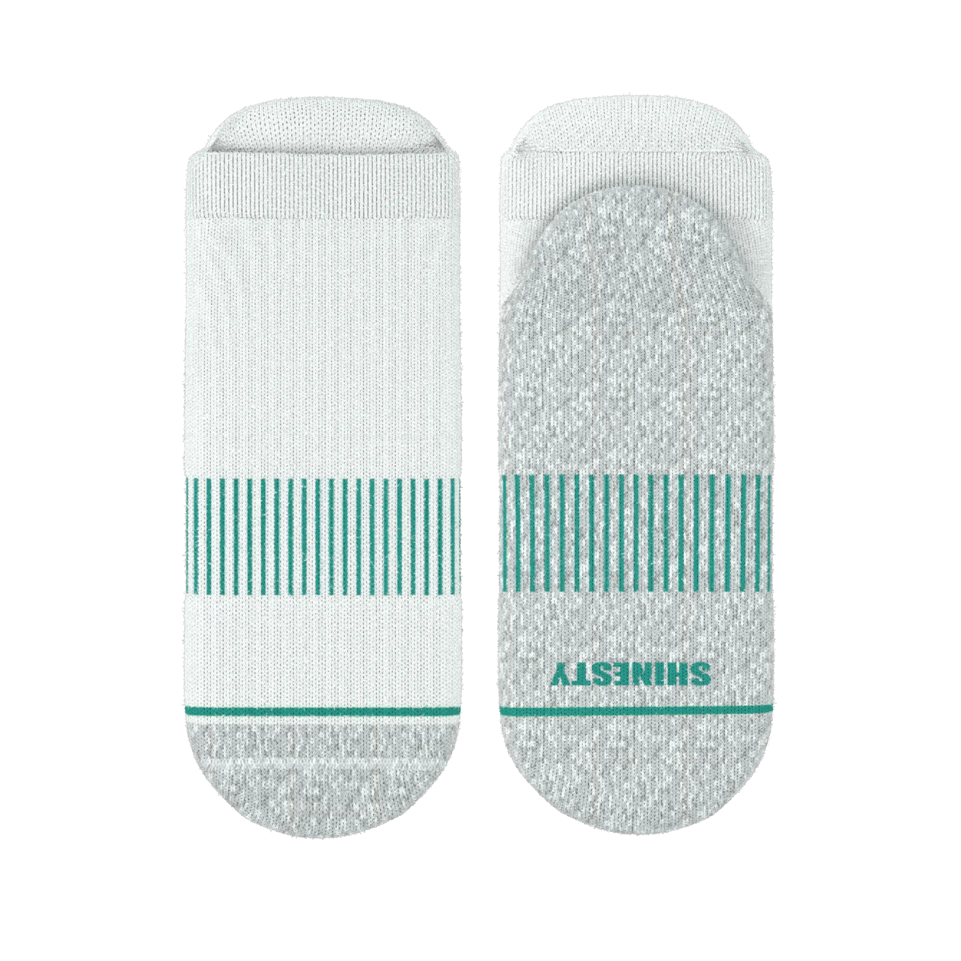 The Cloud 9 | White Stay Weird Heel Hammock™ Ankle Socks - MENLL