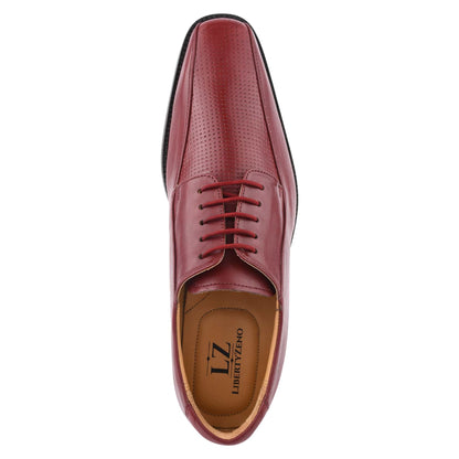 Jade Leather Oxford Style Dress Shoes for Men - MENLL