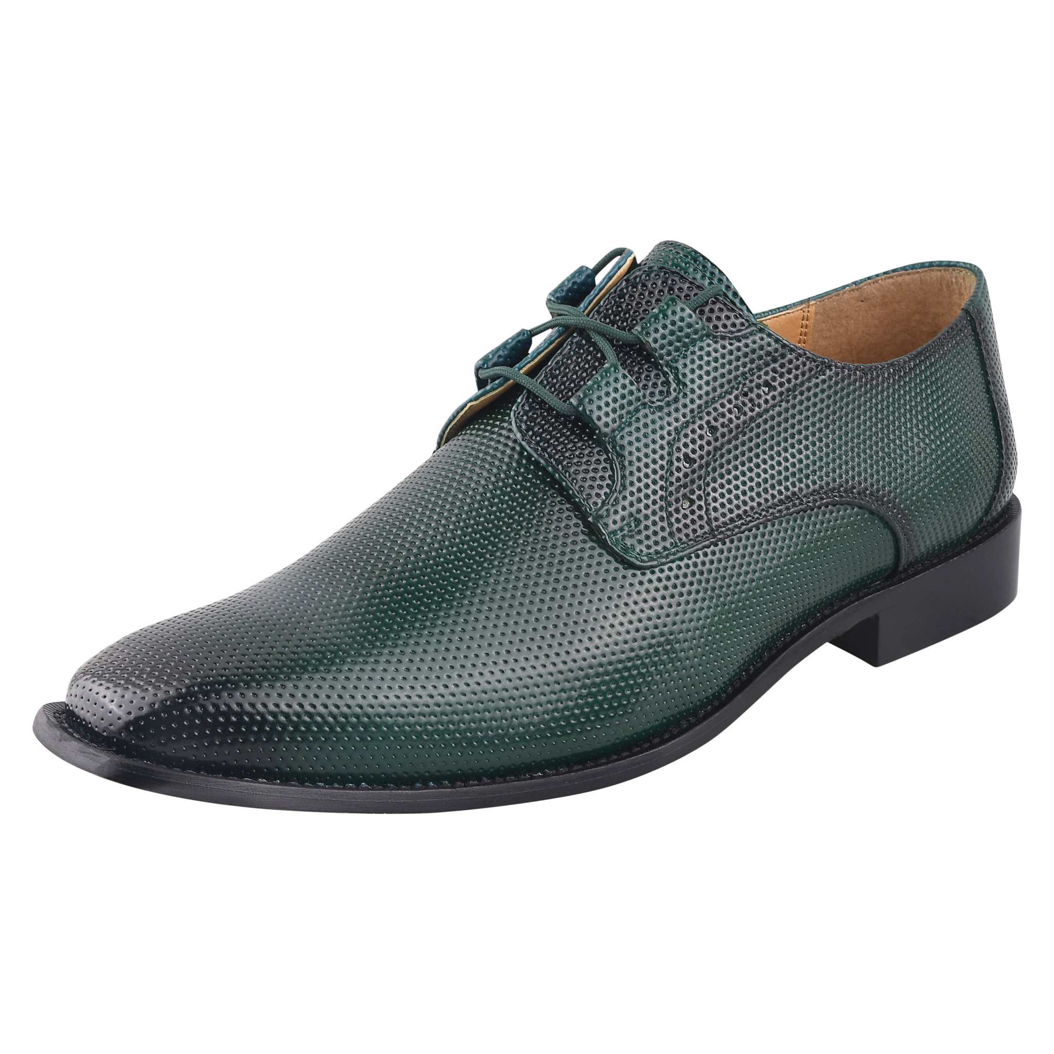 Blacktown Genuine Leather Oxford Style Lace-Up Dress Shoes For Men - MENLL
