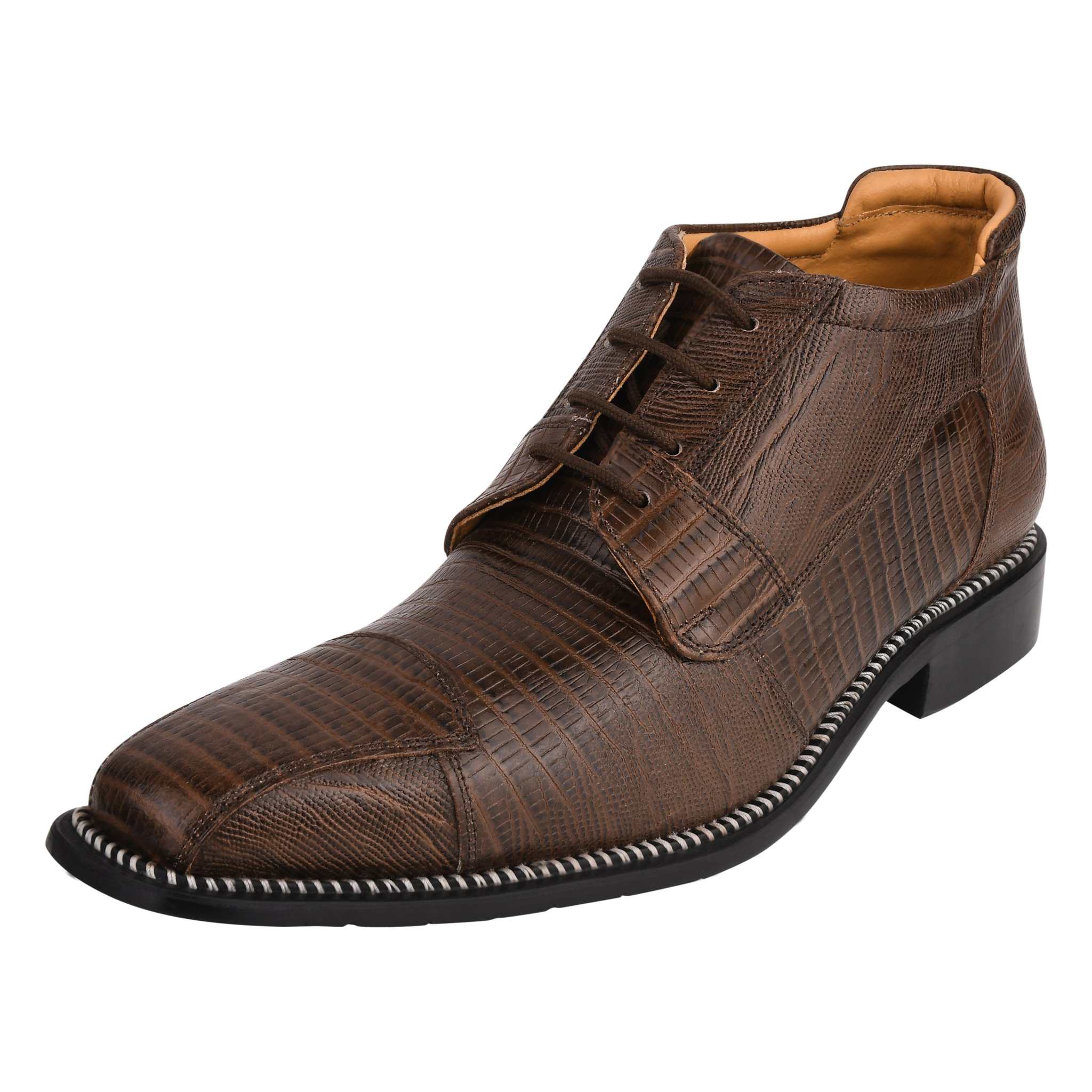 Foxx Leather Lace-Up Boots - MENLL