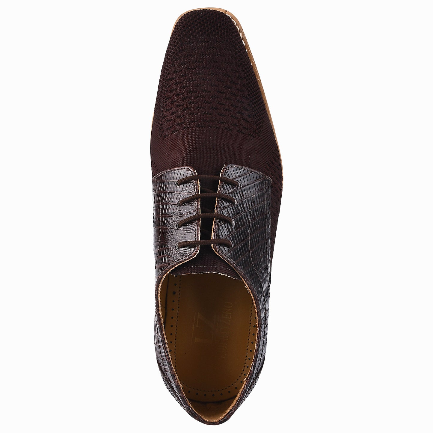 Accessories - Gutta Lizard Print Leather Textile Casual Sneakers LIBERTYZENO