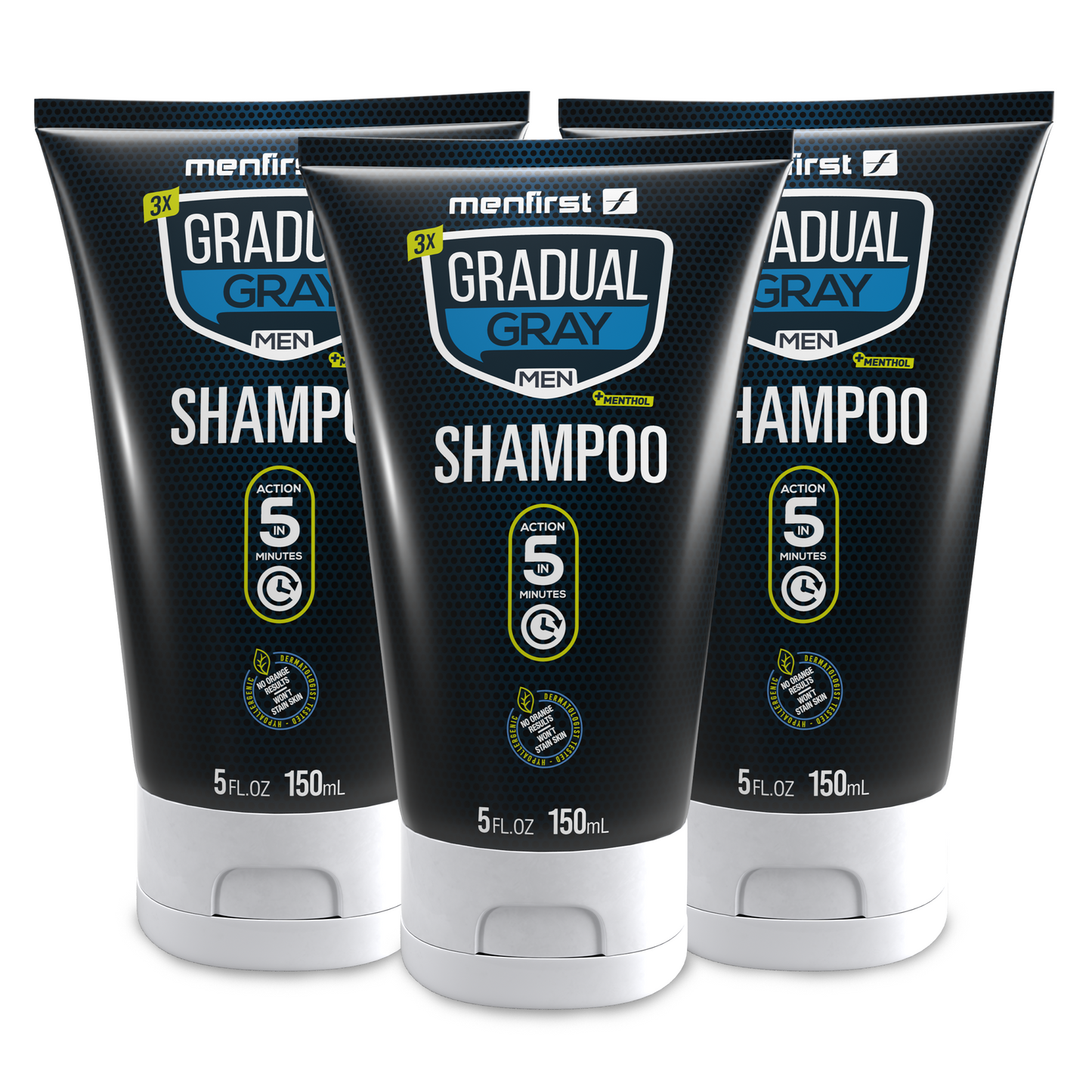 Menfirst Gradual Gray - 3-in-1 Shampoo - 1 Pack - 5 Oz Menfirst