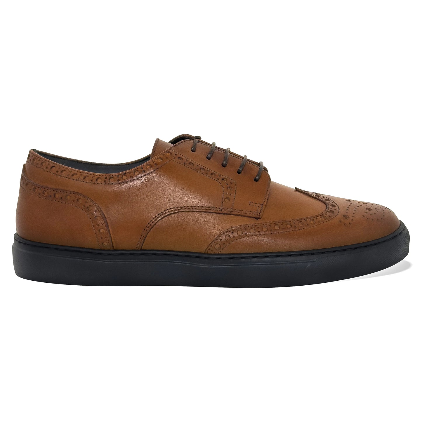 Men's Don Giovanni Wingtips - Cognac by MOCALMO