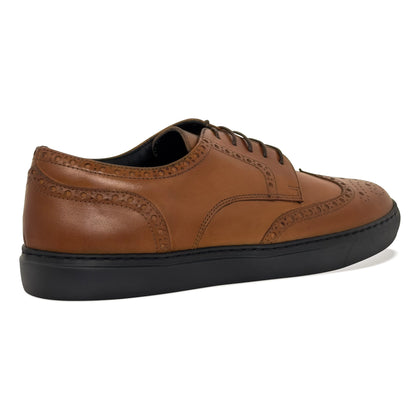 Men's Don Giovanni Wingtips - Cognac by MOCALMO