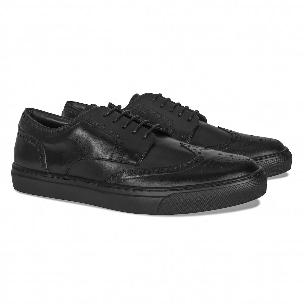 Men's Don Giovanni Wingtips - Black by MOCALMO