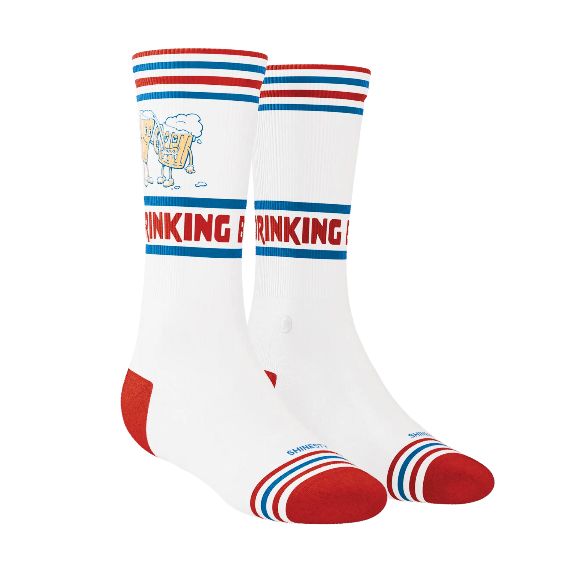 The Drinking Buddies | Beer Heel Hammock™ Crew Socks Shinesty