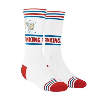 The Drinking Buddies | Beer Heel Hammock™ Crew Socks Shinesty