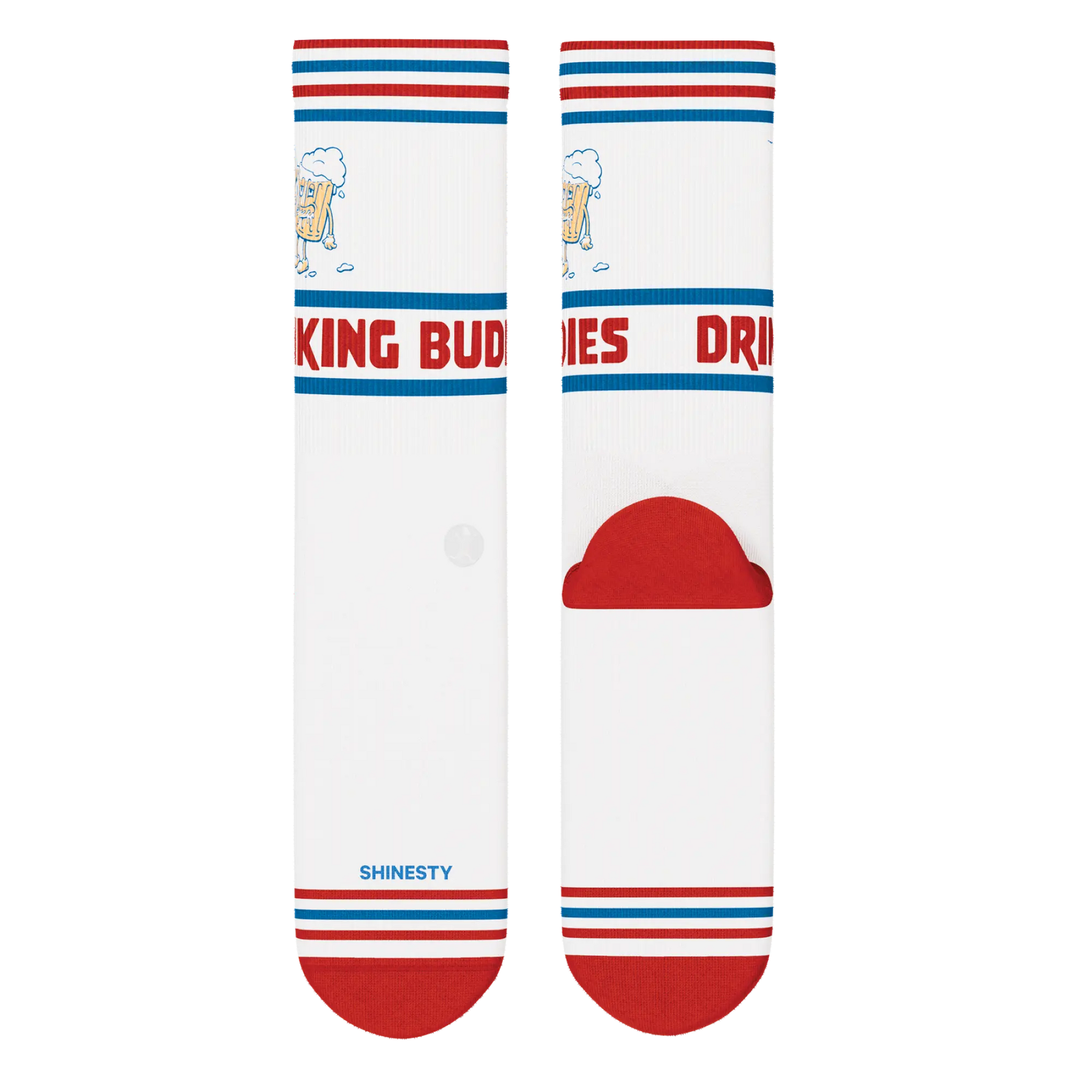 The Drinking Buddies | Beer Heel Hammock™ Crew Socks Shinesty
