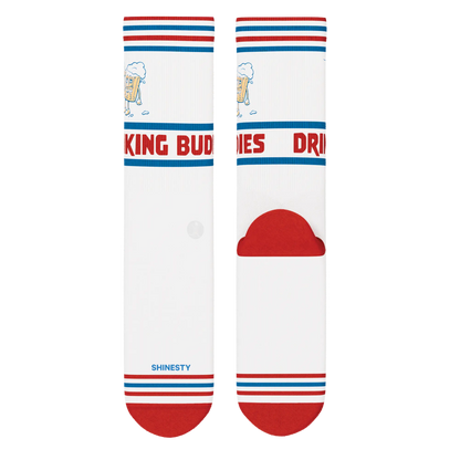 The Drinking Buddies | Beer Heel Hammock™ Crew Socks Shinesty