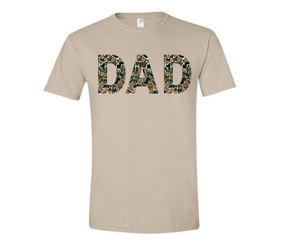 Dad Tee - Retro Camo County Line Company