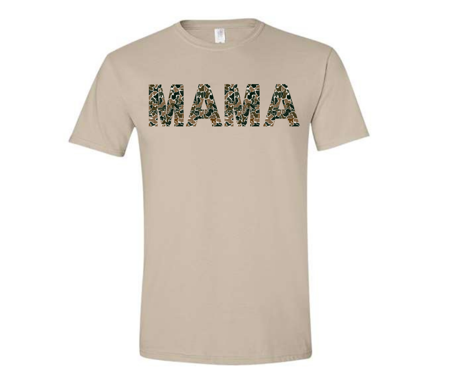 Mama Tee - Retro Camo County Line Company