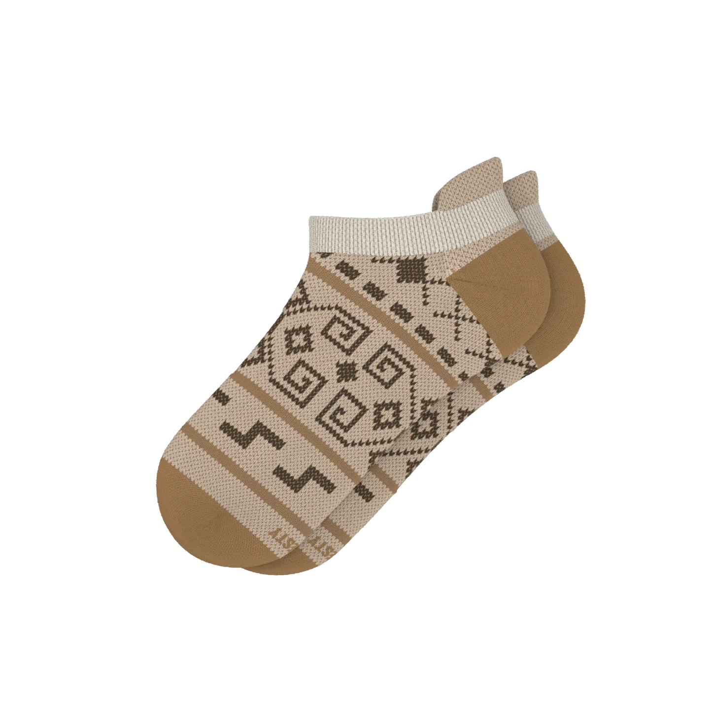 The Dude Abides | Aztec Sweater Heel Hammock™ Ankle Socks - MENLL