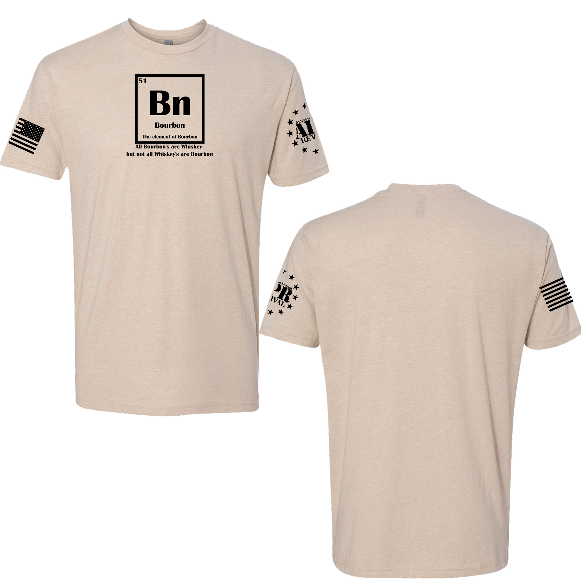 T-Shirts - Element of Bourbon American Patriot Revival