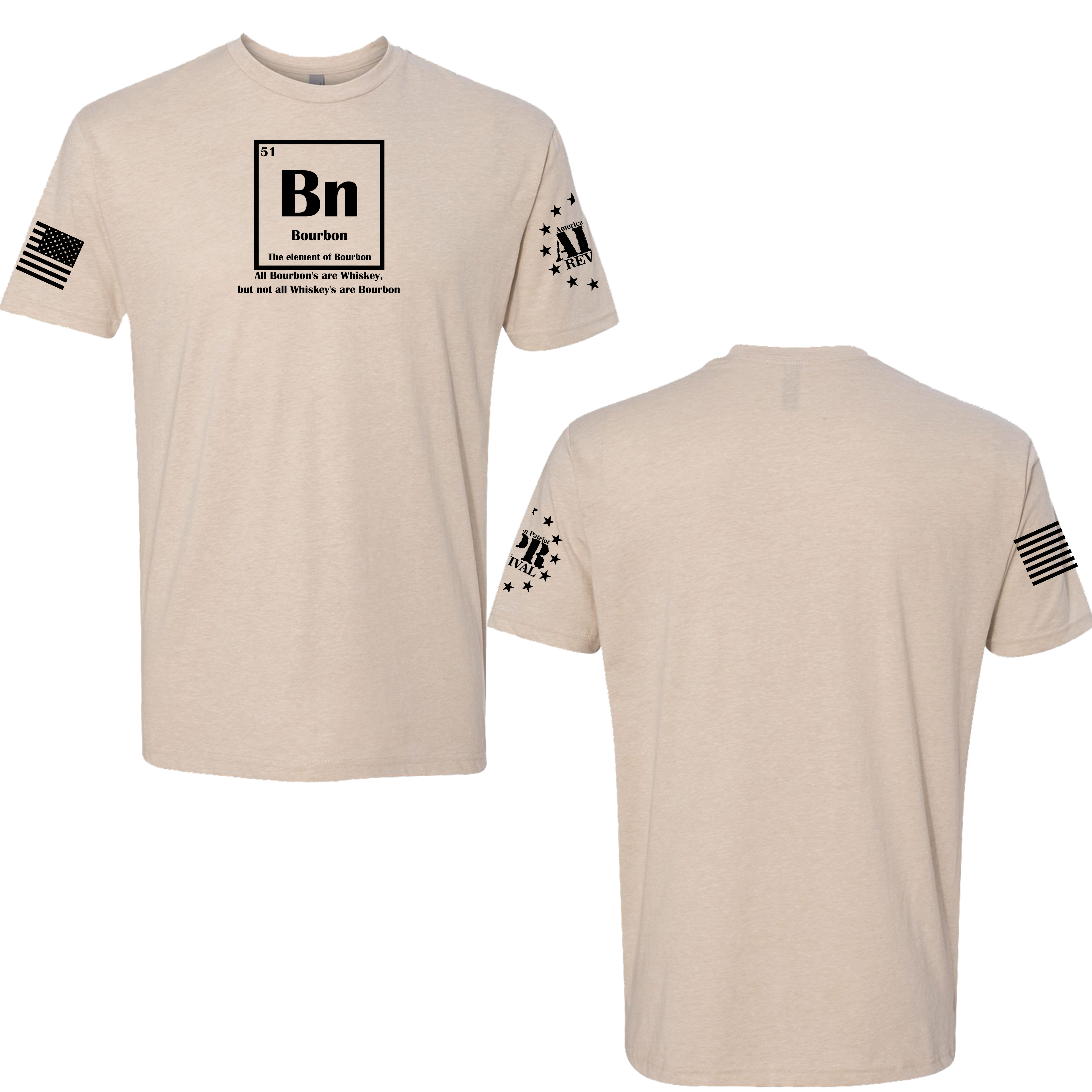 T-Shirts - Element of Bourbon American Patriot Revival