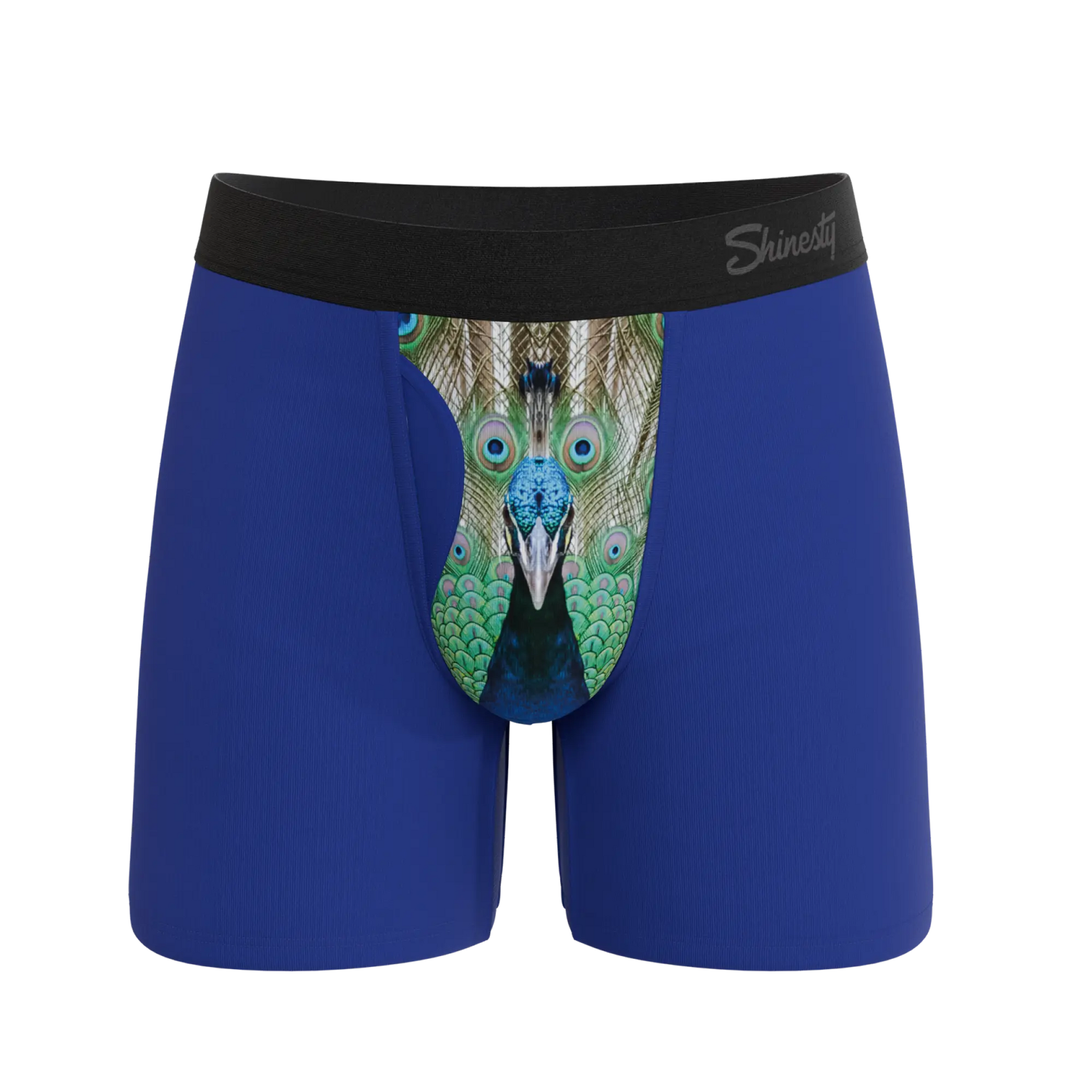 The Fancy Feather | Peacock Ball Hammock® Pouch Underwear With Fly Shinesty