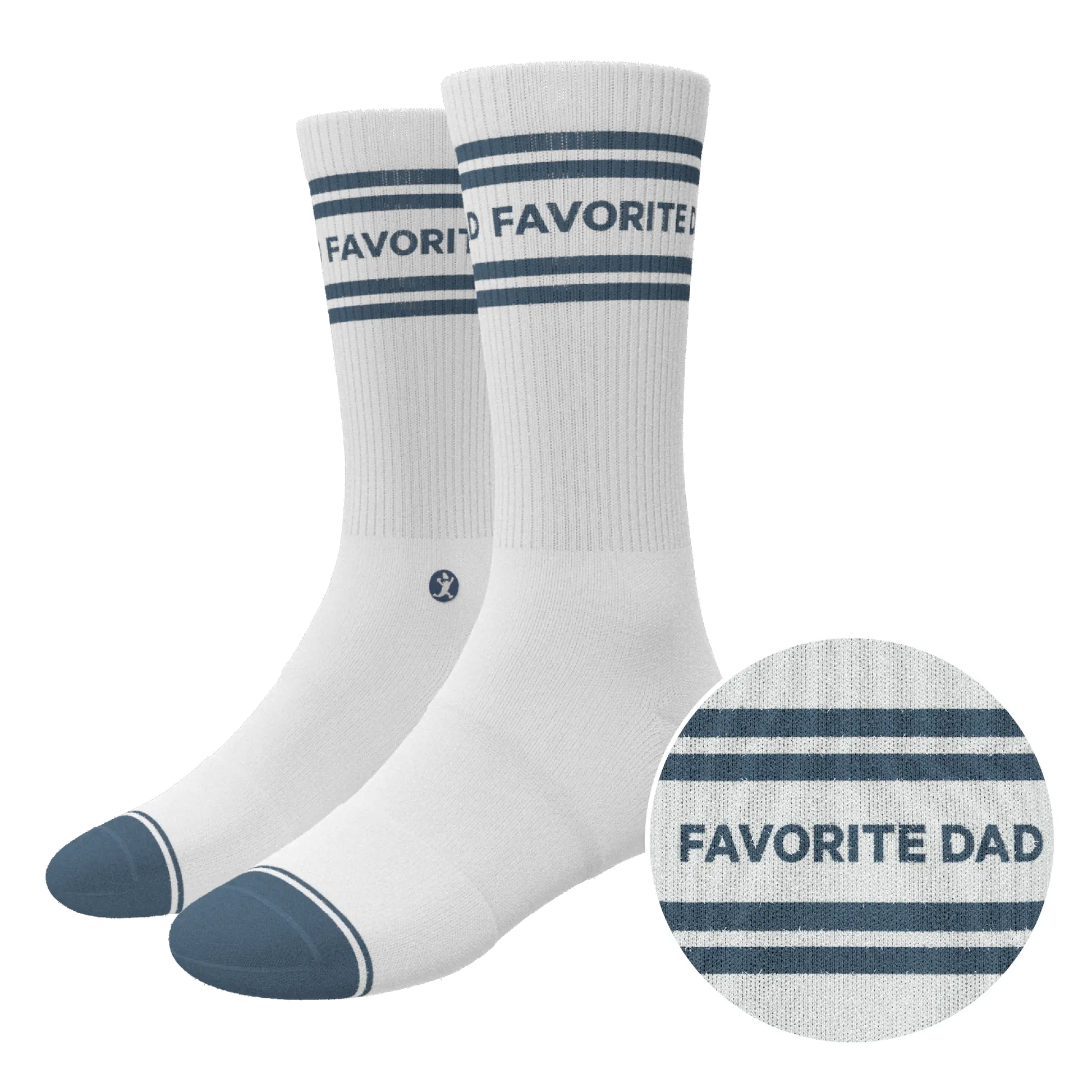 The Favorite Dad | Father's Day Heel Hammock™ Crew Socks Shinesty