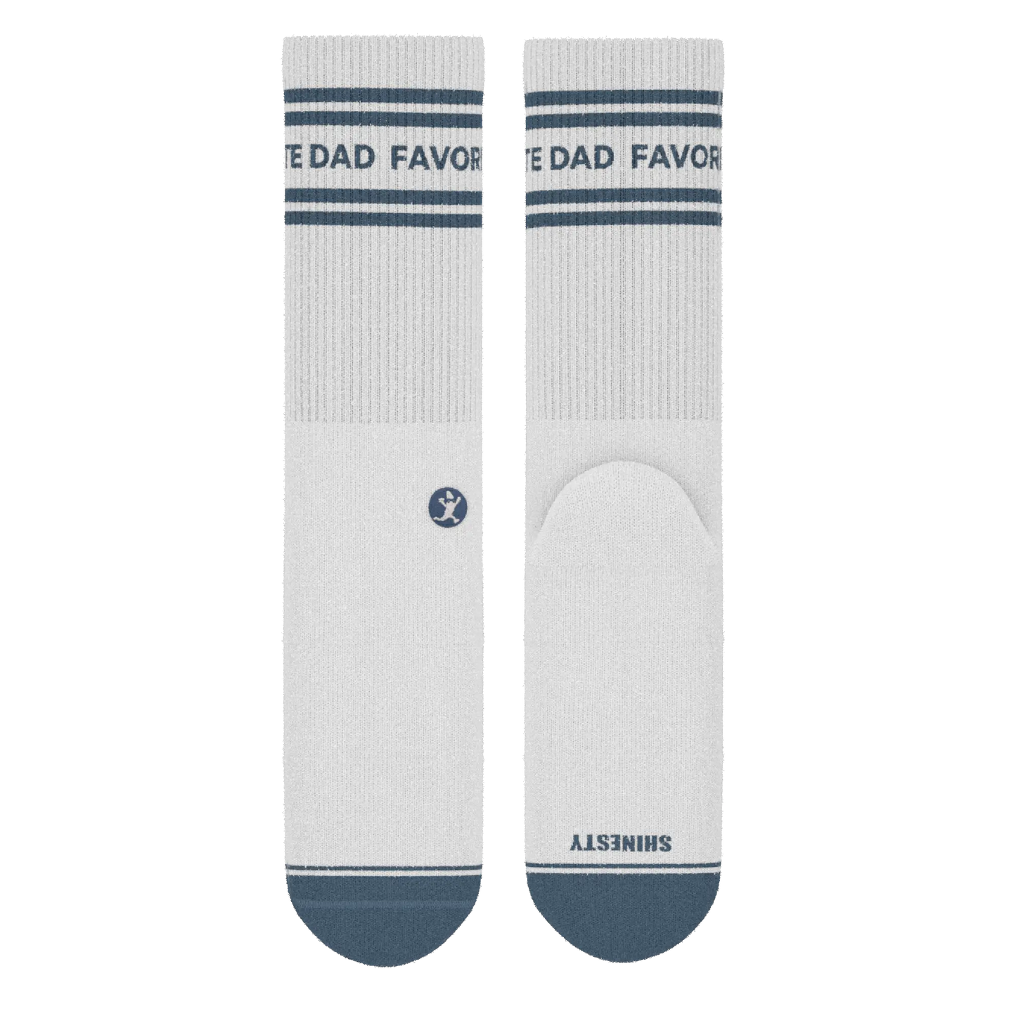The Favorite Dad | Father's Day Heel Hammock™ Crew Socks Shinesty