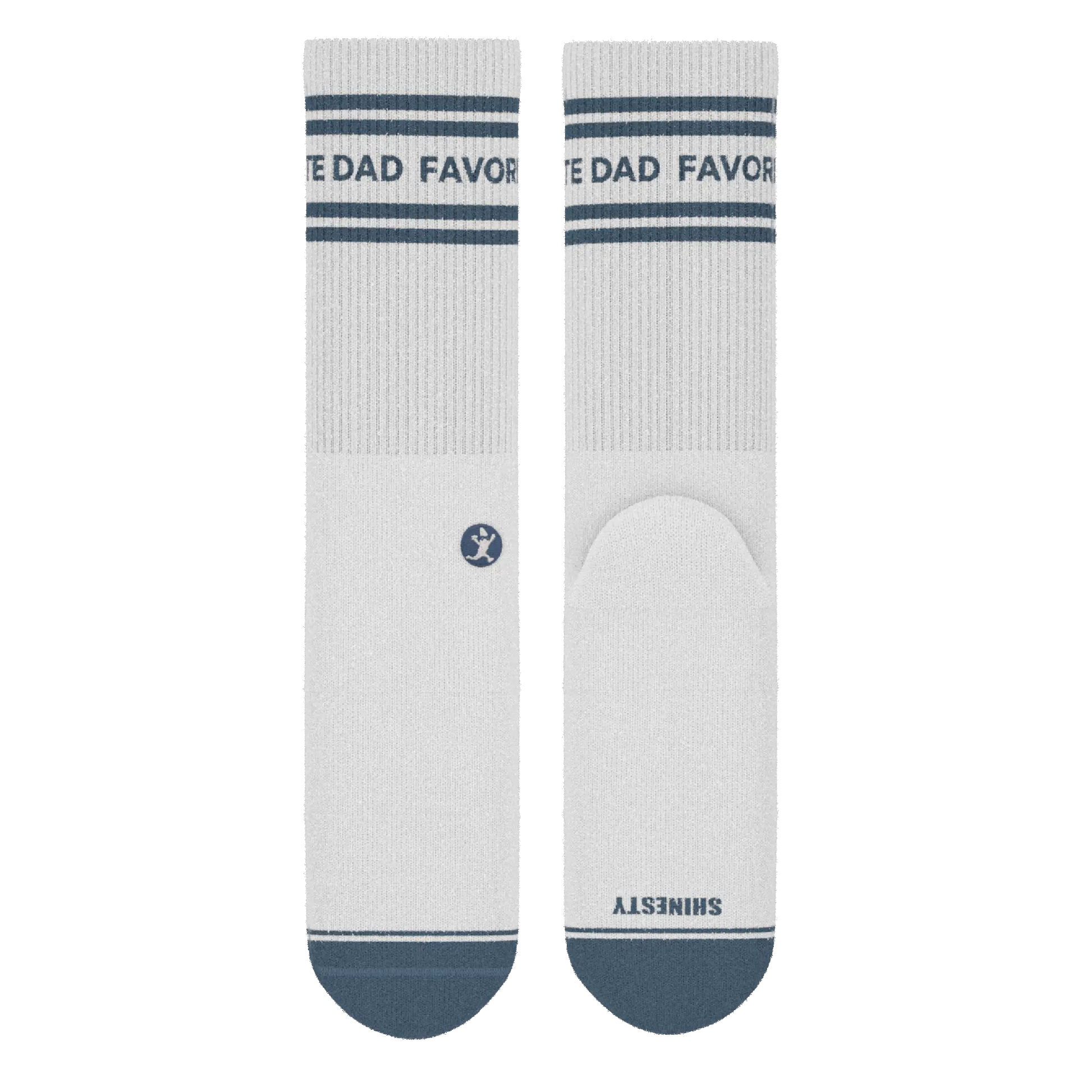 The Favorite Dad | Father's Day Heel Hammock™ Crew Socks Shinesty