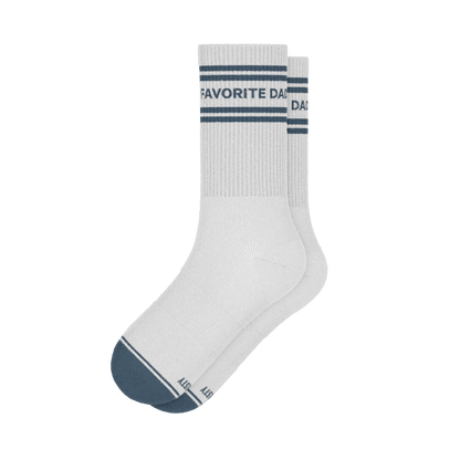 The Favorite Dad | Father's Day Heel Hammock™ Crew Socks Shinesty