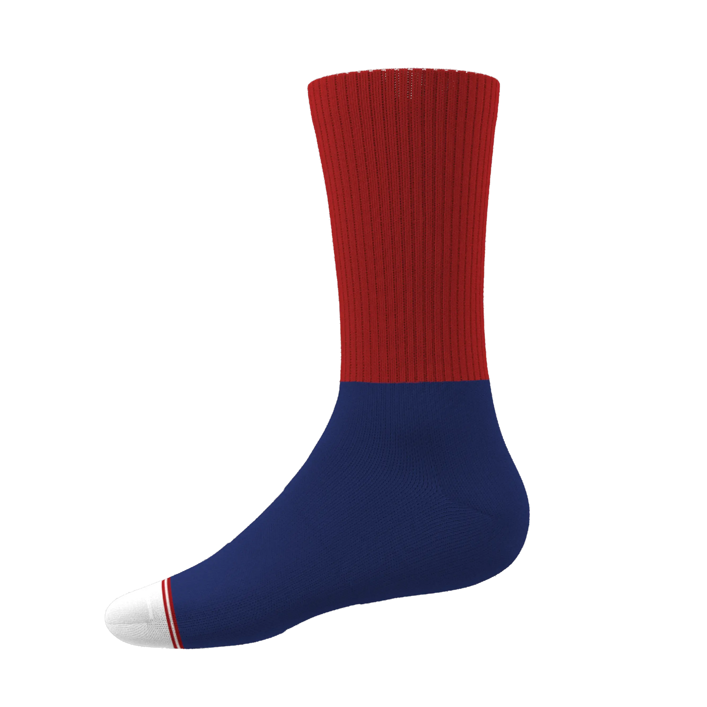 The Fourth | Patriotic Red and Blue Heel Hammock™ Crew Socks - MENLL