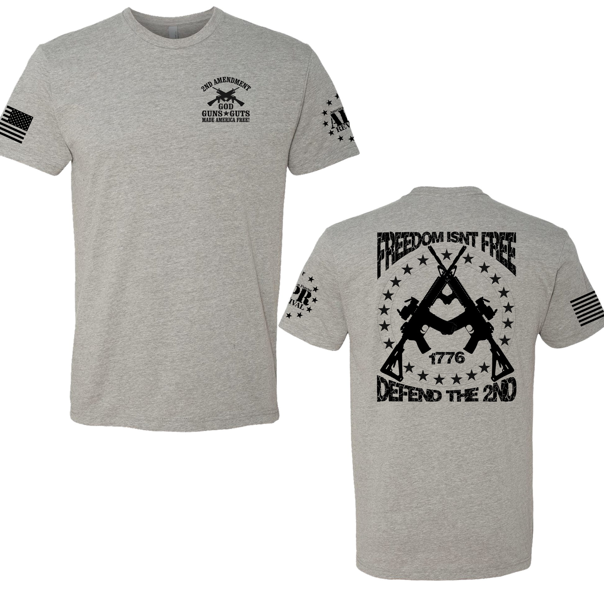 T-Shirts - Freedom Isn't Free American Patriot Revival