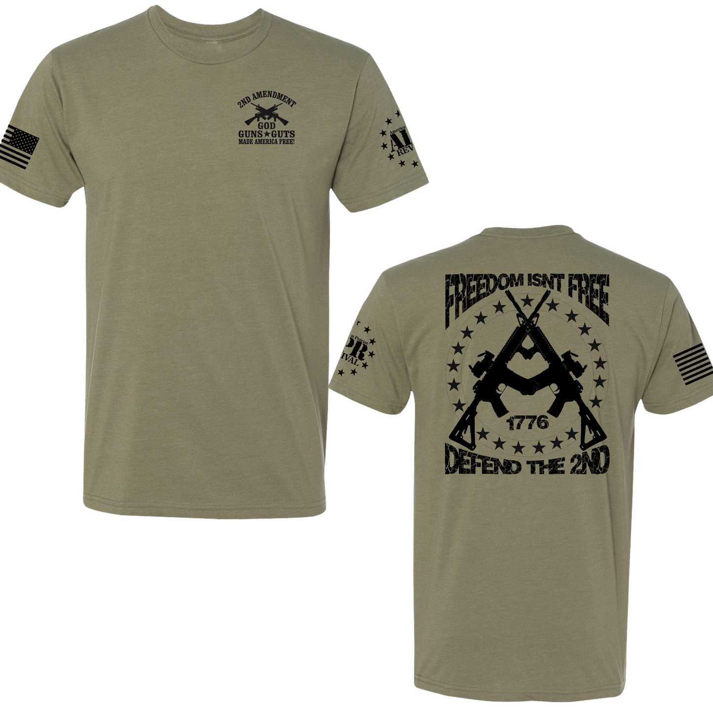 T-Shirts - Freedom Isn't Free American Patriot Revival