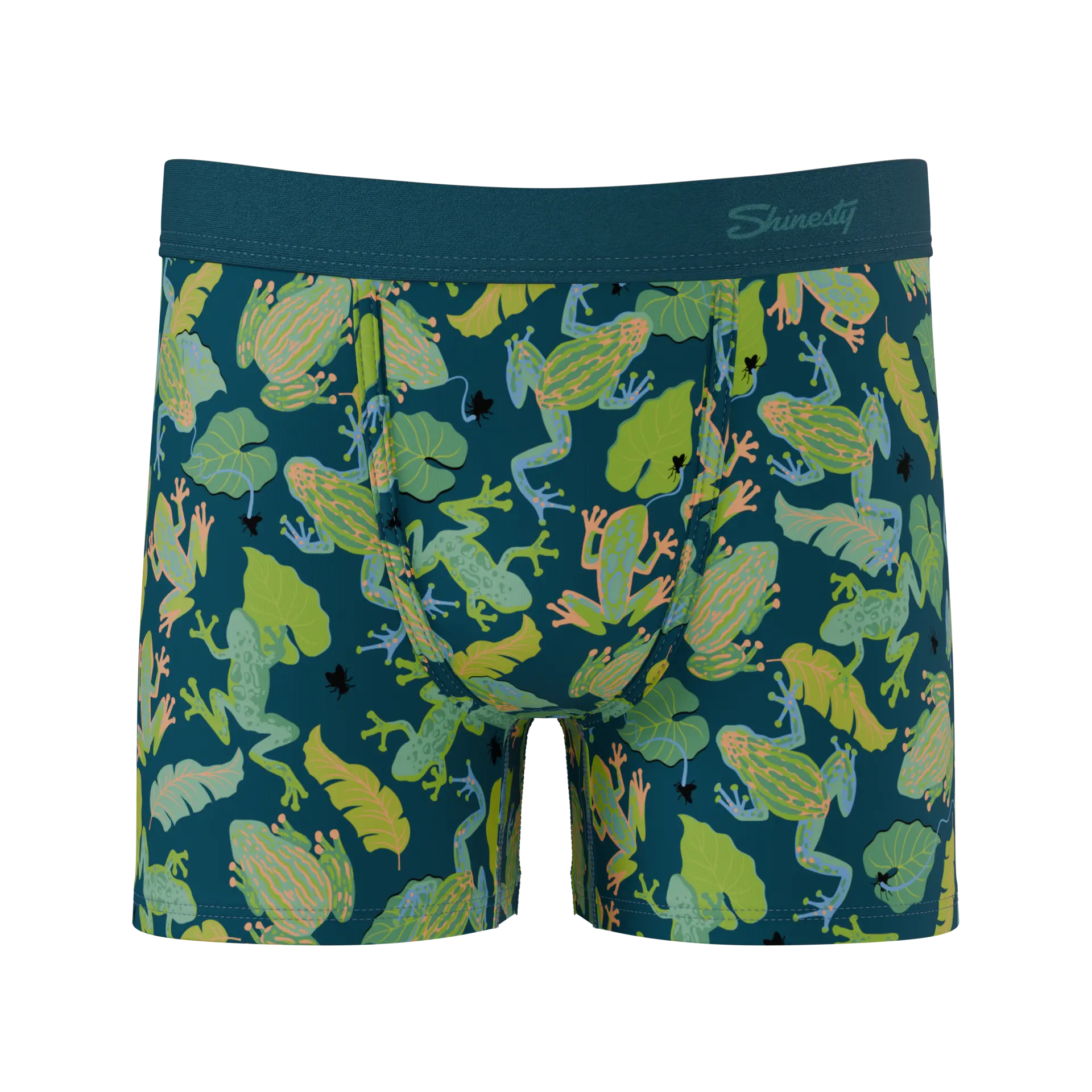 The Frog House | Tropical Frogs Boy's Boxer Briefs Shinesty