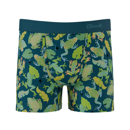 The Frog House | Tropical Frogs Boy's Boxer Briefs Shinesty